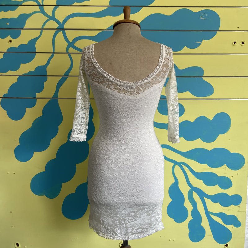 Vestido Encaje Blanco - Image 4