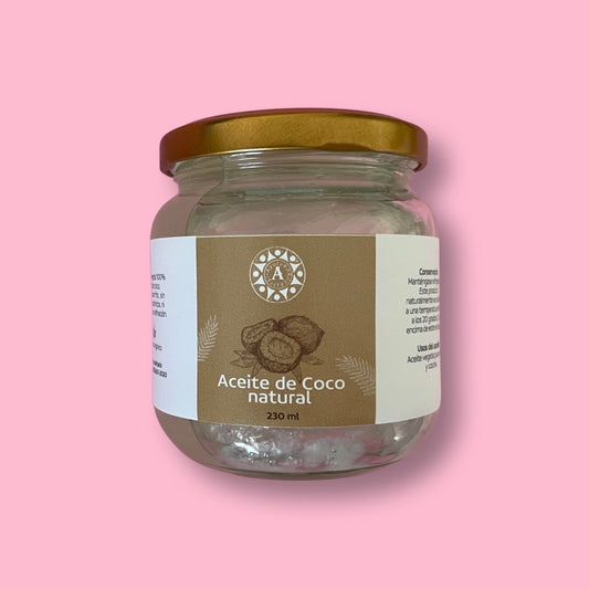 Aceite de Coco Natural 230 ml. Ayurveda Ancestral