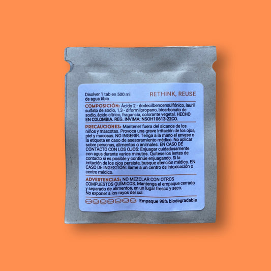 Multiuso Desengrasante Ecológico Tableta Reset  x 1