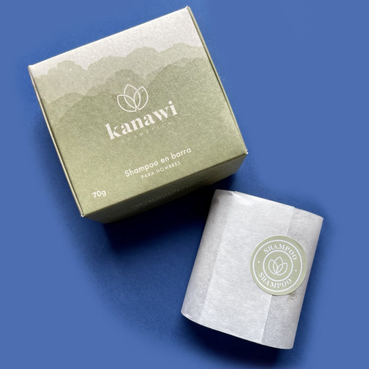 Shampoo en Barra para Hombres 70 gr. Kanawi