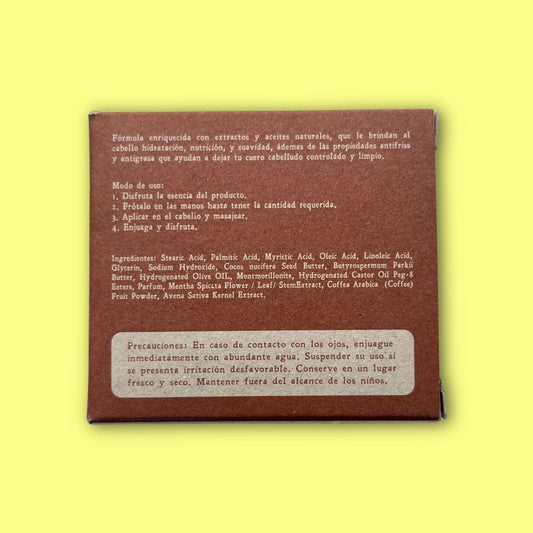 Shampoo en Barra Café 100gr. Montesol