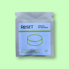 Cloro Orgánico con Detergente Tableta Reset x 1