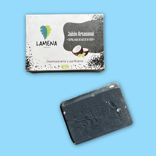 Jabón de Carbón Activado  110gr. Lamena