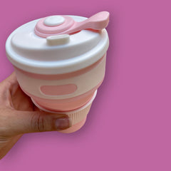 Vaso Plegable de Silicona para Café 350 ml. Ecosapiens