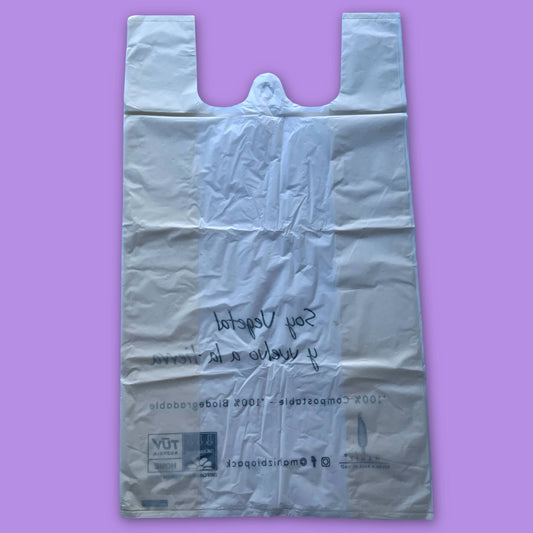 Bolsas Biodegradables M30 MAHÍZ X 50UND. 28 x 50 + 7.5 cm