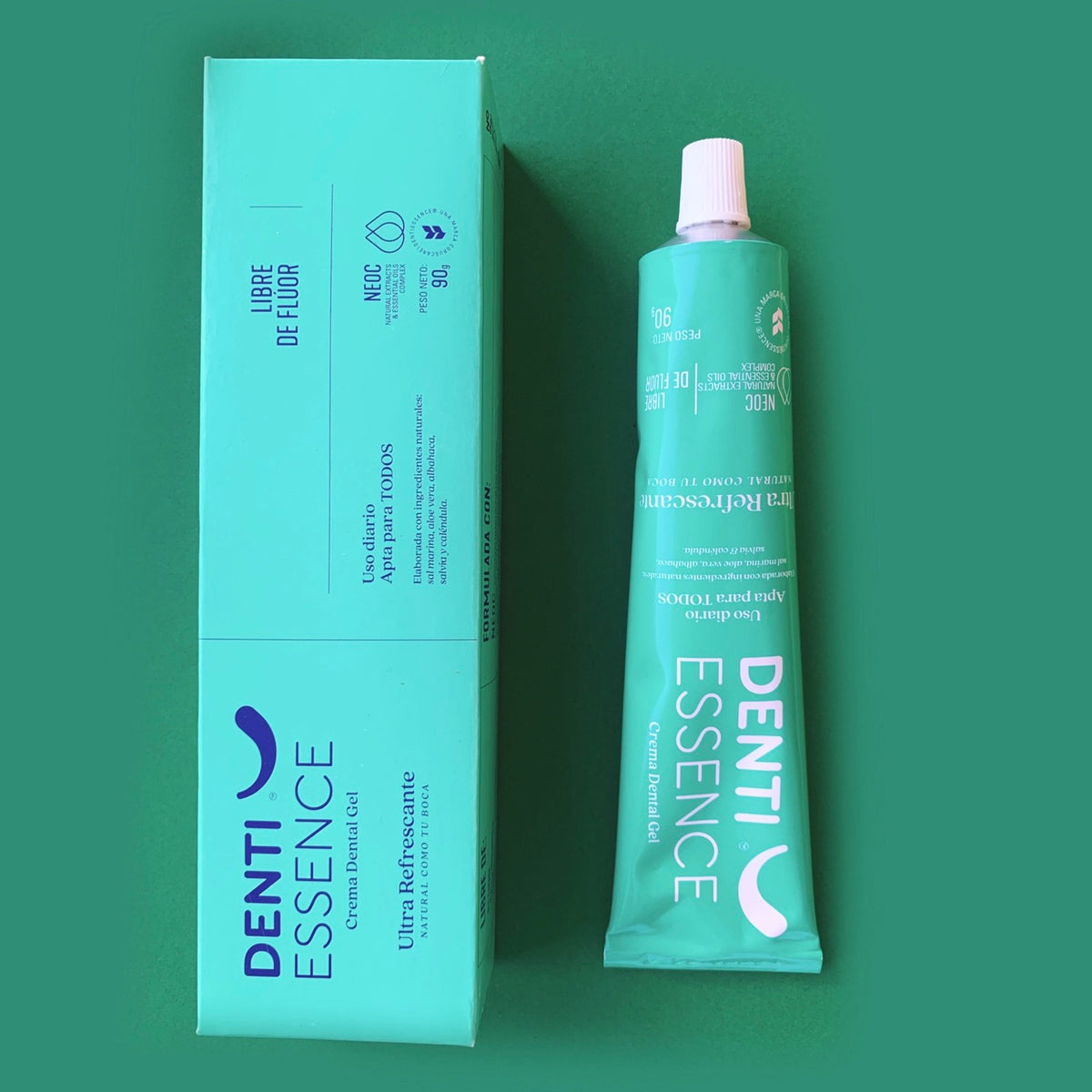 Crema Dental sin Flúor Refrescante 90 gr. Denti Essence