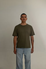 Camiseta Sacramento Verde Militar 100% Algodón Regular Fit Andante