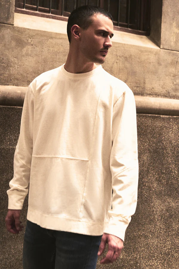 Buzo Tokio Crema 100% Algodón Relaxed Fit Andante