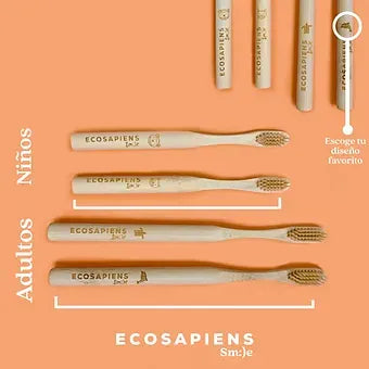 Cepillo de Dientes de Bambú Ecológico Ecosapiens