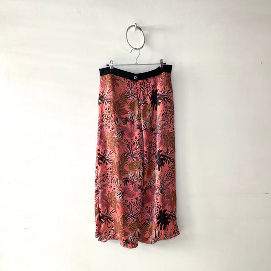 Pantalon  Estampado Satin Rosado