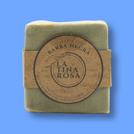 Shampoo Sólido Barba Negra 110 gr. La Tina Rosas