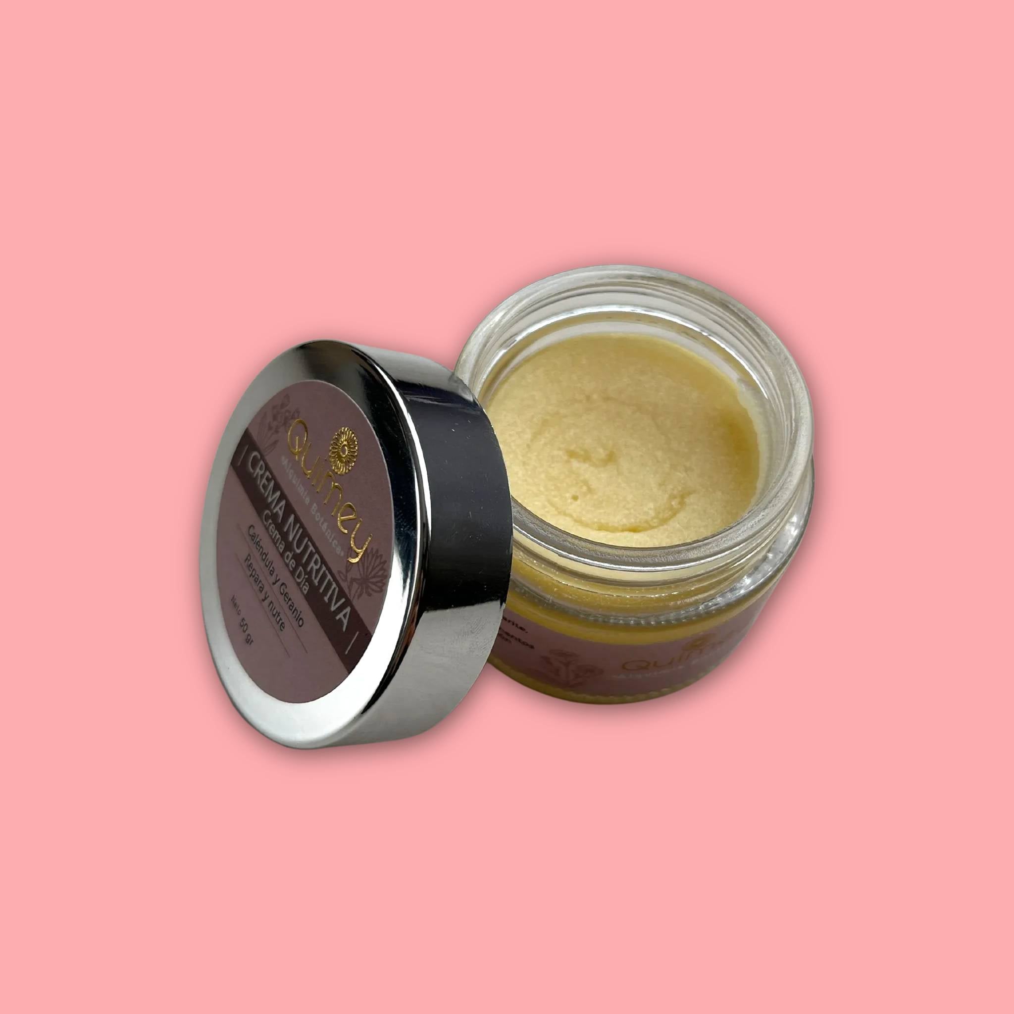 Crema Nutritiva de Día Caléndula y Geránio 50 gr. Quimey