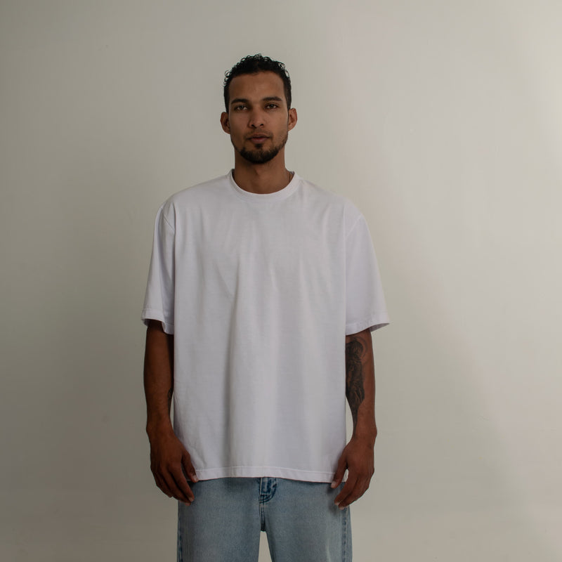 Camiseta Berlín Blanca 100% Algodón Box Fit Andante - Image 1