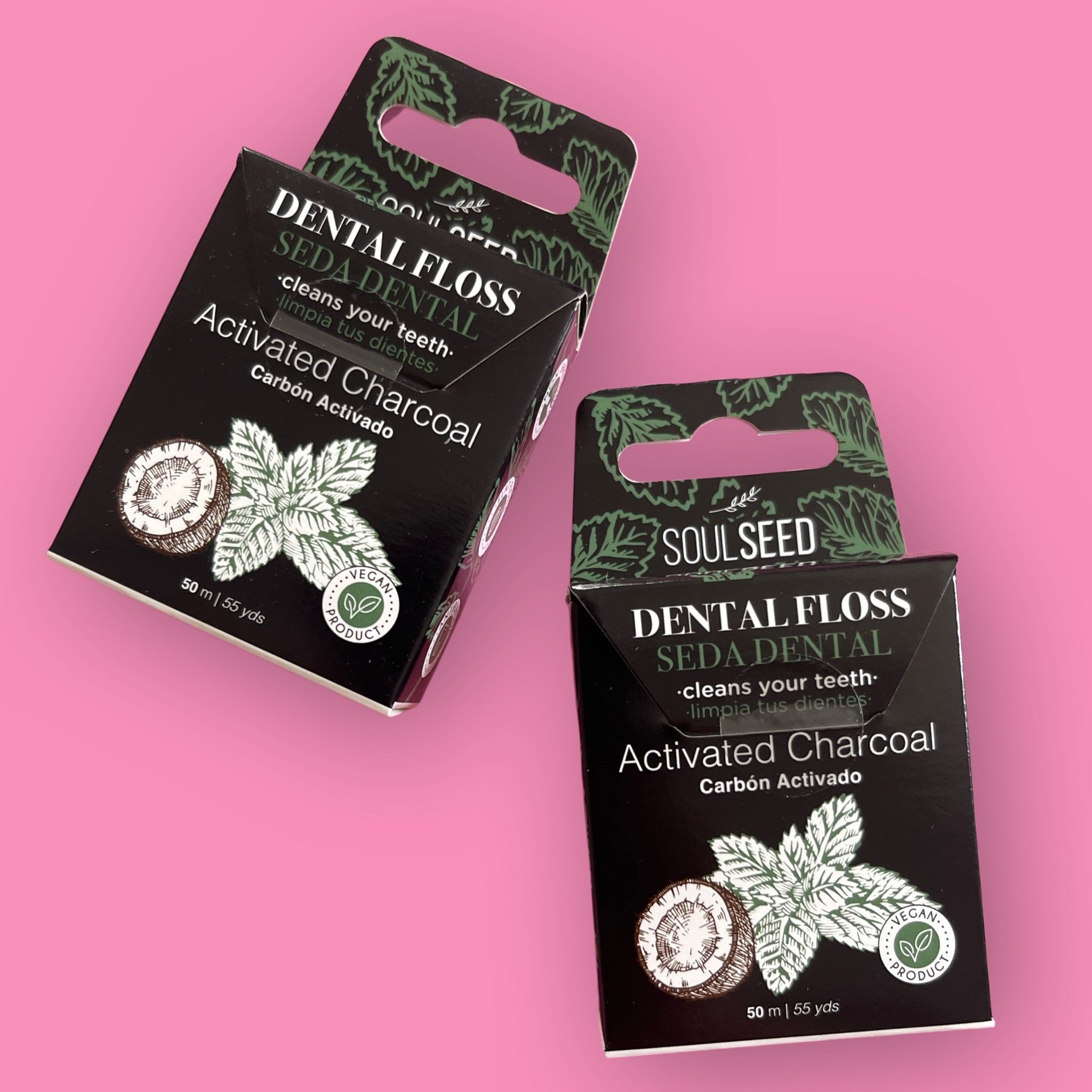 Seda Dental de Carbón Activado 50 mts Soul Seed