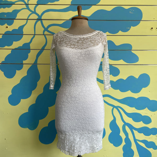 Vestido Encaje Blanco