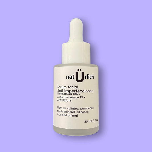 Sérum Facial de Niacinamida 10%  Anti Imperfecciones 30 ml. NatÜrlich