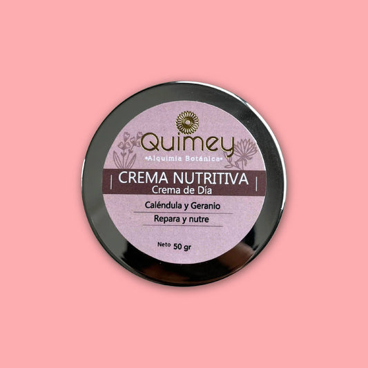 Crema Nutritiva de Día Caléndula y Geránio 50 gr. Quimey