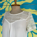 Camisa Blanca Manga Bordada - Thumbnail 2