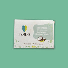 Jabón Corporal de Coco Arcilla Verde Lamena 110 gr.