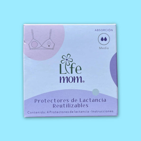 LifeMom Protector de lactancia x 4 Unidades Reutilizables Life Cup