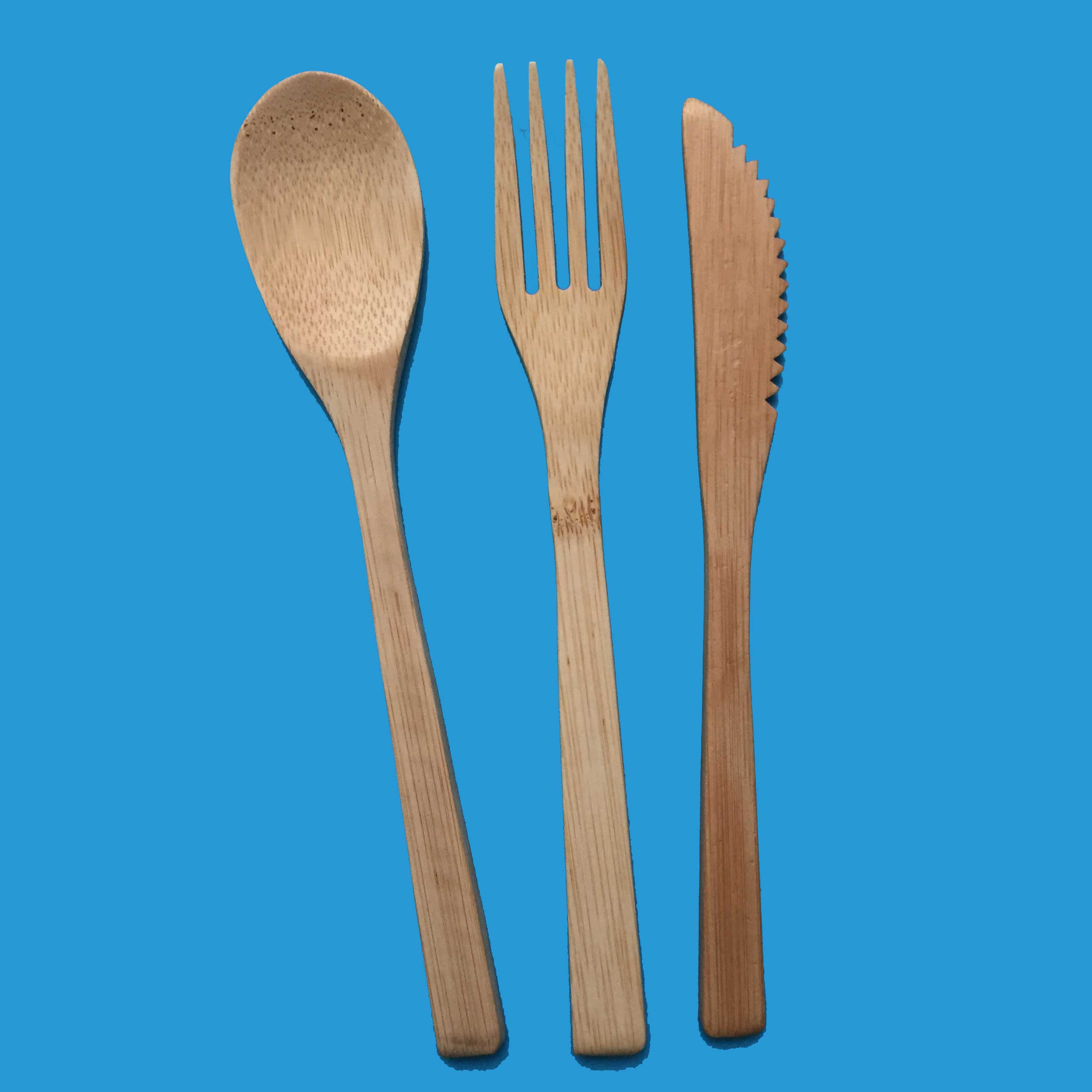 Set Cubiertos en Bambú Ecosapiens + Bolsa