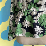 Blusa Flores Verde con Azul - Thumbnail 3