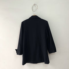 Abrigo Negro Paño Talla L