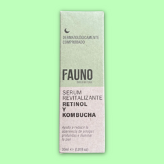 Serum Revitalizante Retinol y Kombucha Fauno 30 ml.