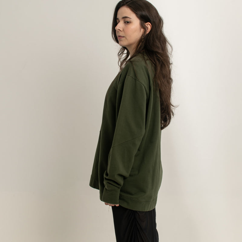 Buzo Tokio Verde Militar 100% Algodón Relaxed Fit Andante - Image 7