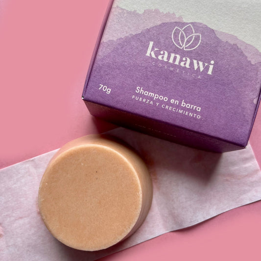 Shampoo en Barra Fuerza y crecimiento (Aloe) 70 gr. Kanawi