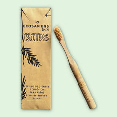 Cepillo de Dientes de Bambú para Niños Ecológico Ecosapiens