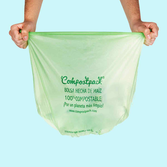 Bolsas Biodegradables Medianas Compostpack x 25 Und. 48x53 cm