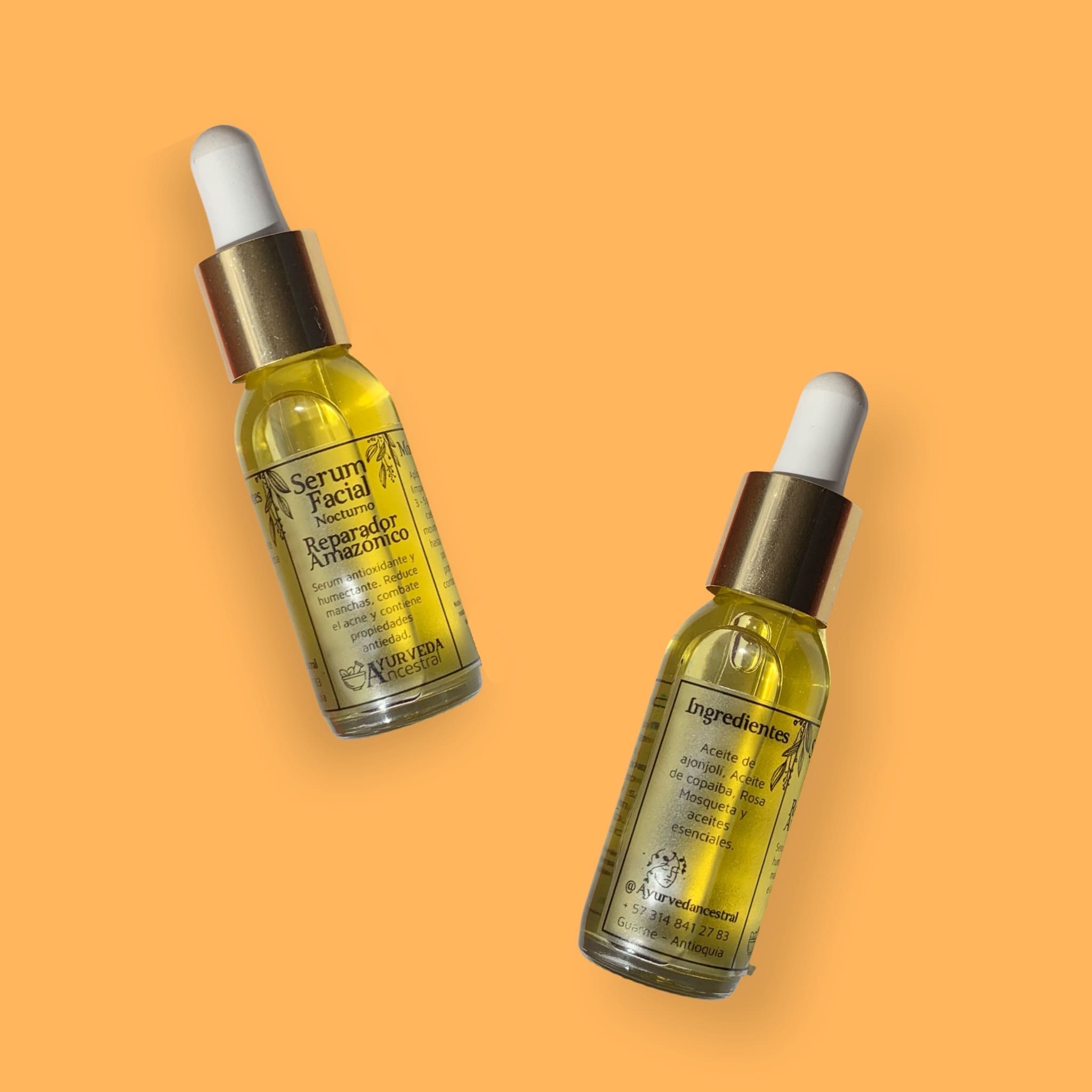 Sérum Facial Reparador Amazónico 30 ml. Ayurveda Ancestral