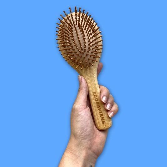 Cepillo de Bambú para Cabello Redondo Ecosapiens