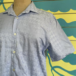 Camisa Azul Slim Fit Hombre - Thumbnail 4