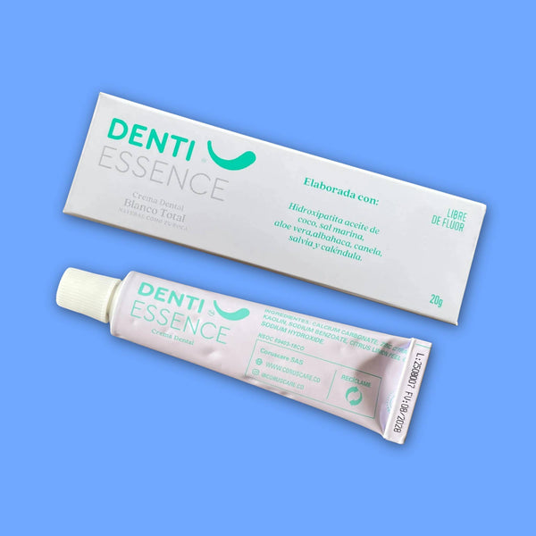 Crema Dental sin Flúor Pequeña para Viajes 20 gr. Denti Essence