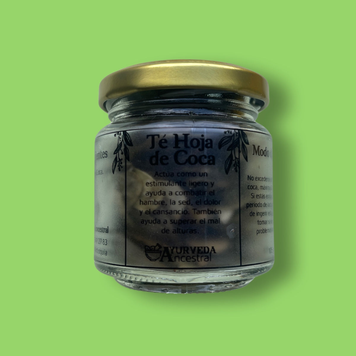 Té Hoja de Coca 130 ml. Ayurveda Ancestral