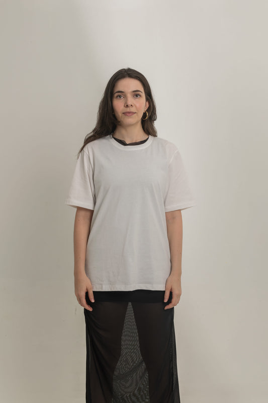 Camiseta Sacramento Blanca 100% Algodón Regular Fit Andante