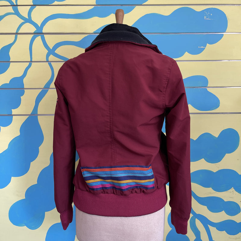 Chaqueta Capucha Doble Faz Vinotinto Waffer Victoria - Image 7