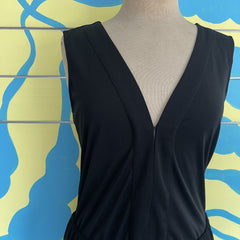 Vestido Negro Cuello V
