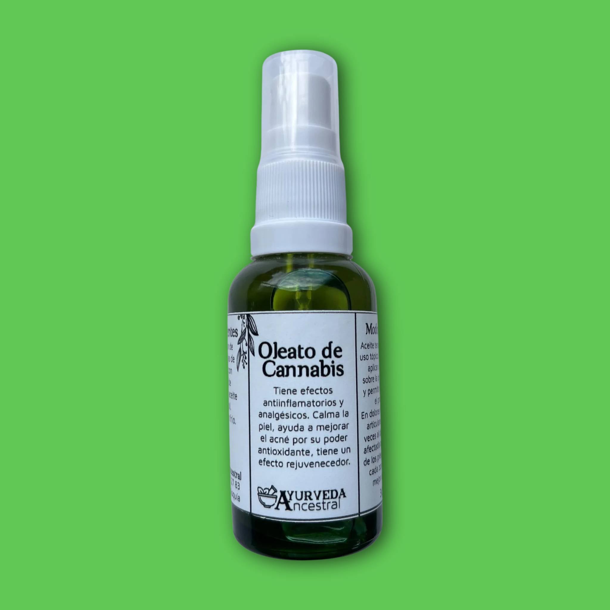 Oleato de Cannabis y Cristales Ayurveda Ancestral