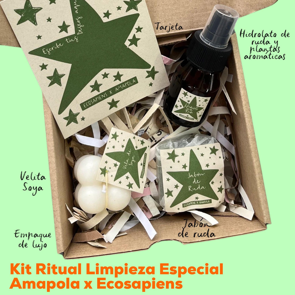 Kit Limpieza Energética Edición Especial Amapola x Ecosapiens