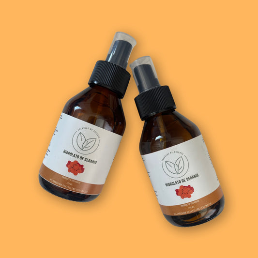 Hidrolato de Geranio 120 ml. Ayurveda Ancestral