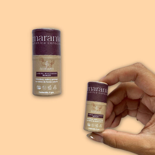 Labial multiusos Merlot 6 gr. Amarantos