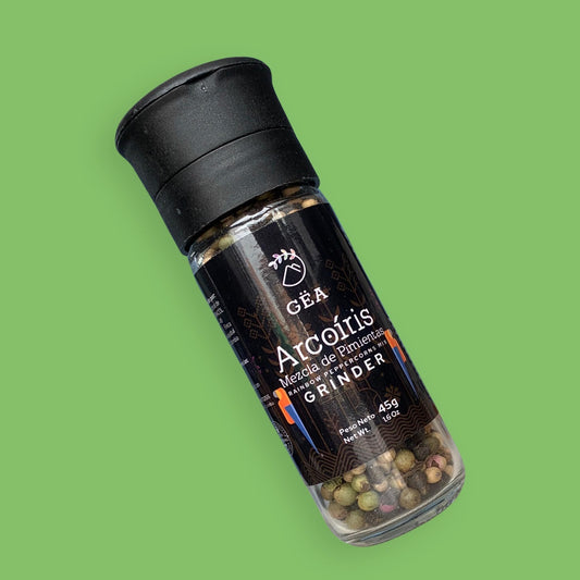 Pimienta Arcoíris Entera Liofilizada Grinder Gea 45 gr.