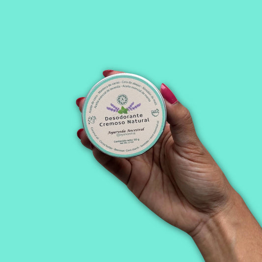 Desodorante Cremoso Natural 50 gr. Ayurveda Ancestral