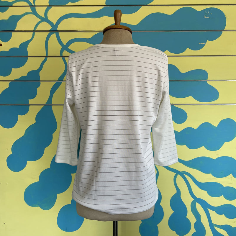 Camisa Media Manga Blanca - Image 4