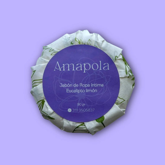 Jabón para Lavar Ropa Íntima Amapola 90 gr.