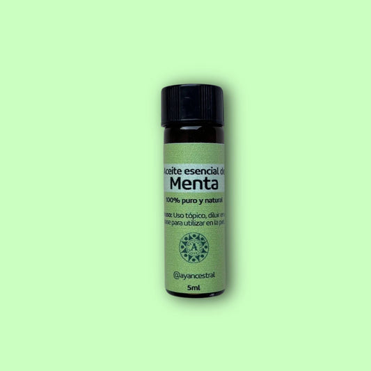 Aceite Esencial de Menta 5 ml. Ayurveda Ancestral