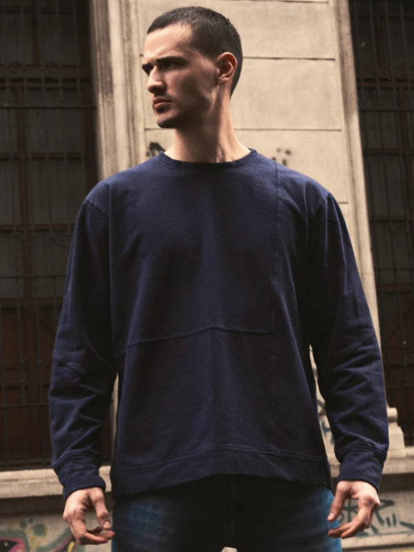 Buzo Tokio Azul Oscuro 100% Algodón Relaxed Fit Andante - Image 3